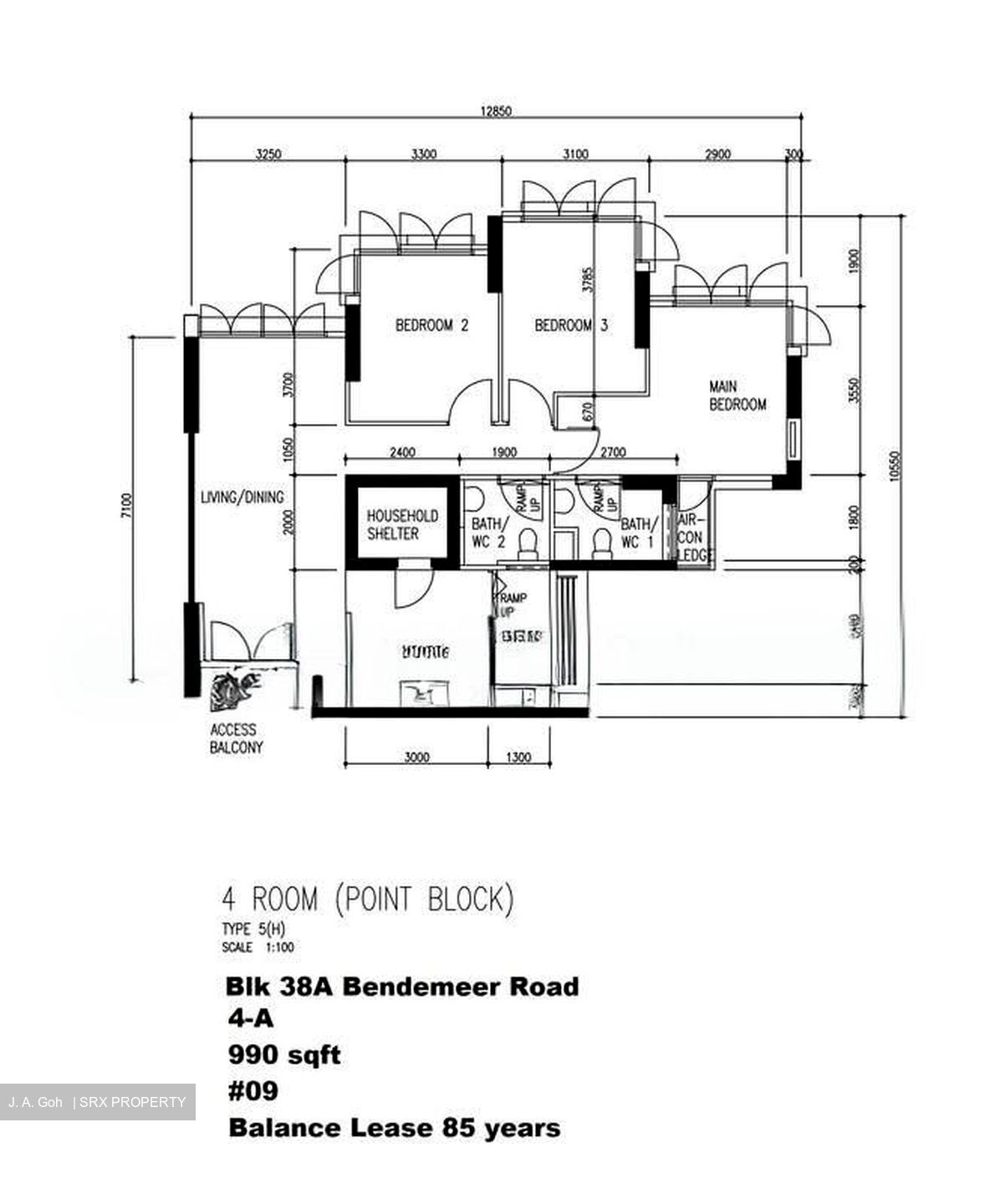 Blk 38A The River Vista @ Kallang (Kallang/Whampoa), HDB 4 Rooms #576324261